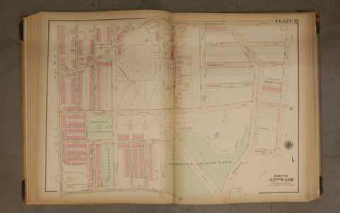 1923 Bromley Atlas - Plate 19 - Logan: Kemble Ave, Harper's Hollow Park