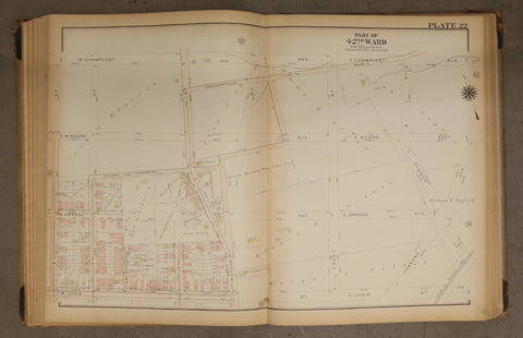 1923 Bromley Atlas - Plate 22 - Olney: Mascher Street, Olney Shopping Center