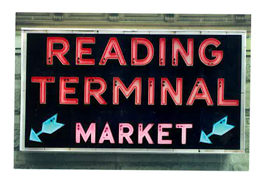 Philadelphia Neon Sign Postcards--set of 5