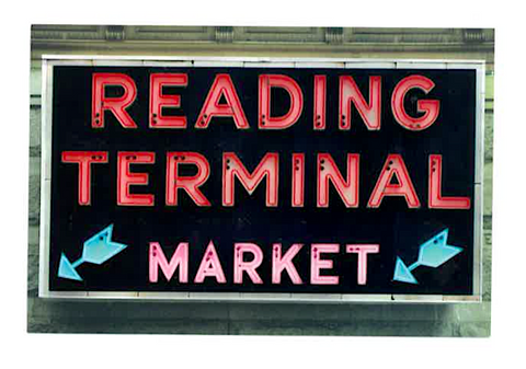 Philadelphia Neon Sign Postcards--set of 5