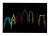 Philadelphia Neon Sign Postcards--set of 5
